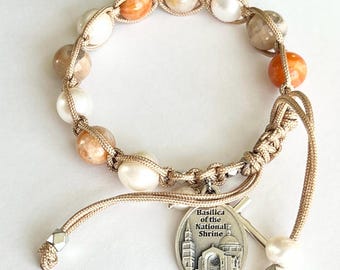 National Basilica rosary bracelet | Catholic Gift | Gift |Catholic Gift for Women | Catholic Mom Gift unique Catholic Gift