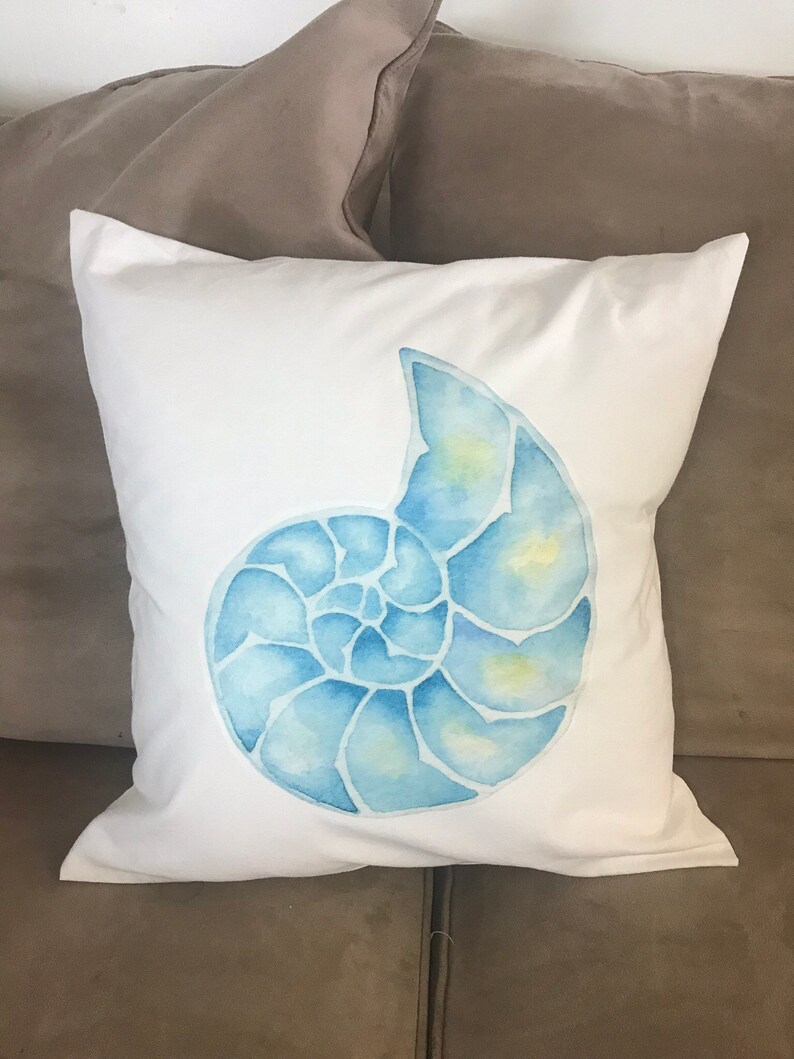 Sea Shell Decorative Pillow Cover throw Pillow Cover beach Etsy