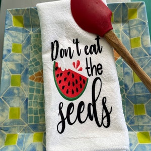 summer Tea towels- funny tea towels,-picnic towel- dish towel-summer kitchen towel