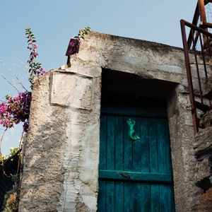 mermaid door, Cinque Terre, Italy 2019.