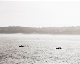 kayaks, La Jolla Cove, California. 2017.