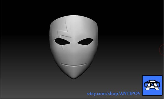 Hei Darker Than Black Mask Stl And Obj 3d Print Etsy