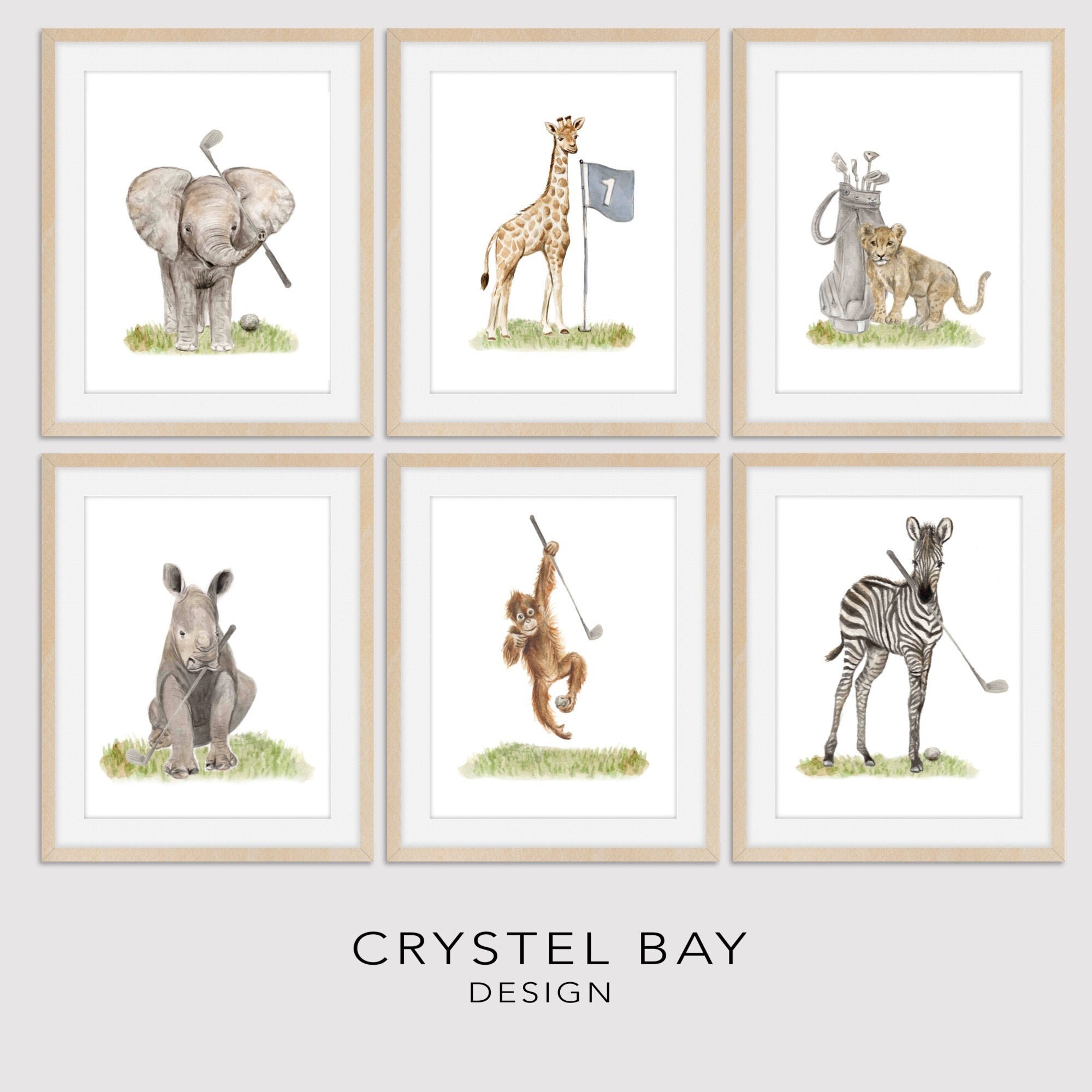 Baby Boy Nursery Art Print Boy Room Art Golf Nursery Art Argyle Golf Tee Navy Blue Golf Decor Green Golf Ball Print Golf Print