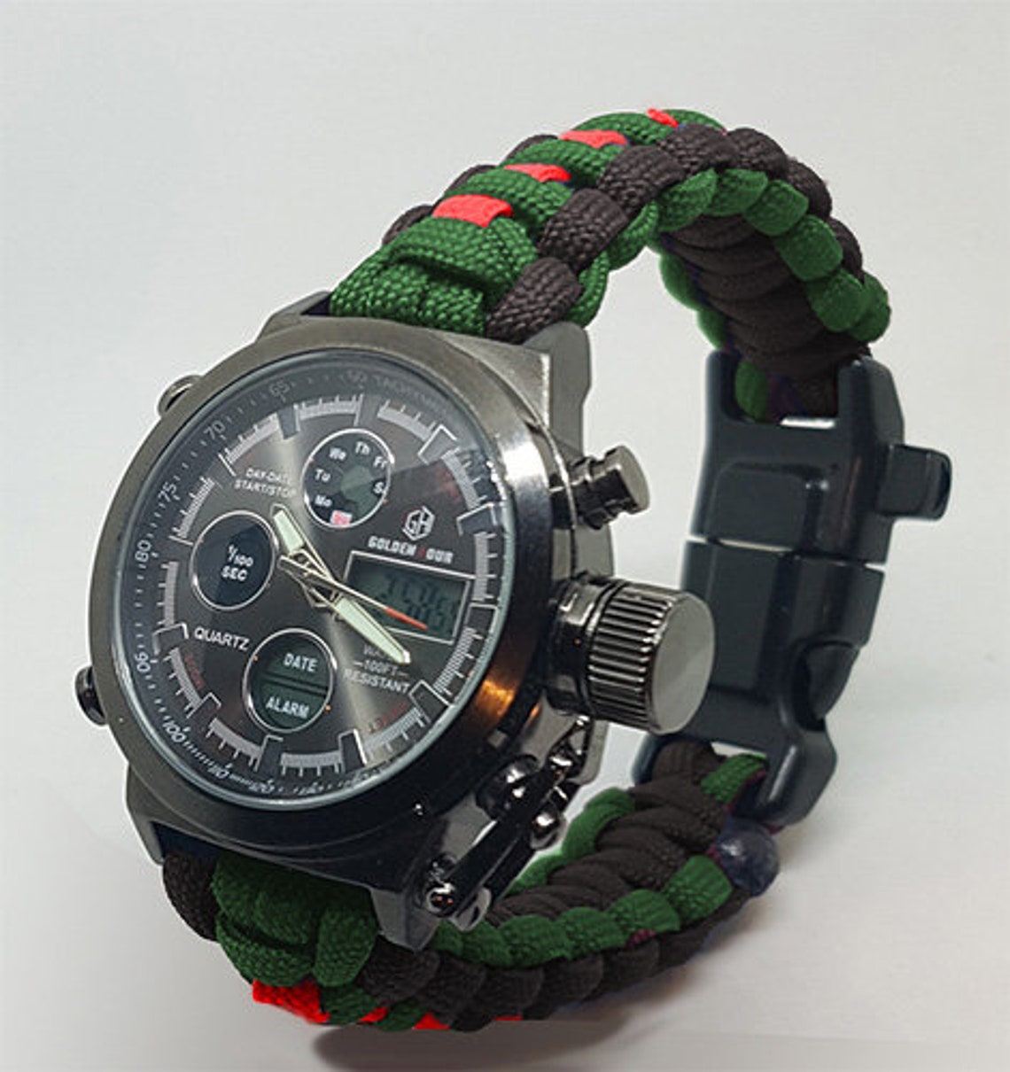 Paracord Watch In the Rifles Coloured Strap Presentation Box Etsy