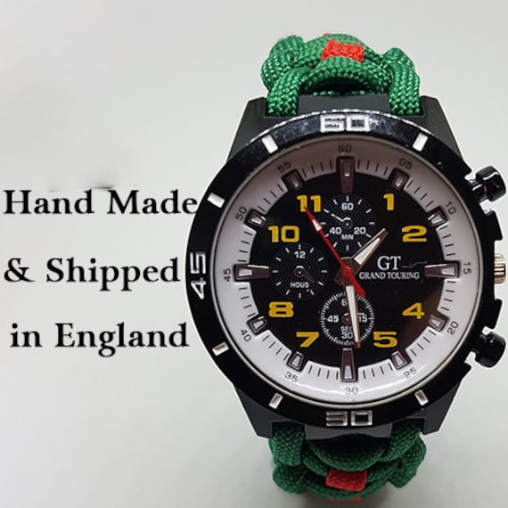 Badged Survival Bracelet Tactical Edge. KOSB Kings Own Scottish Borderers