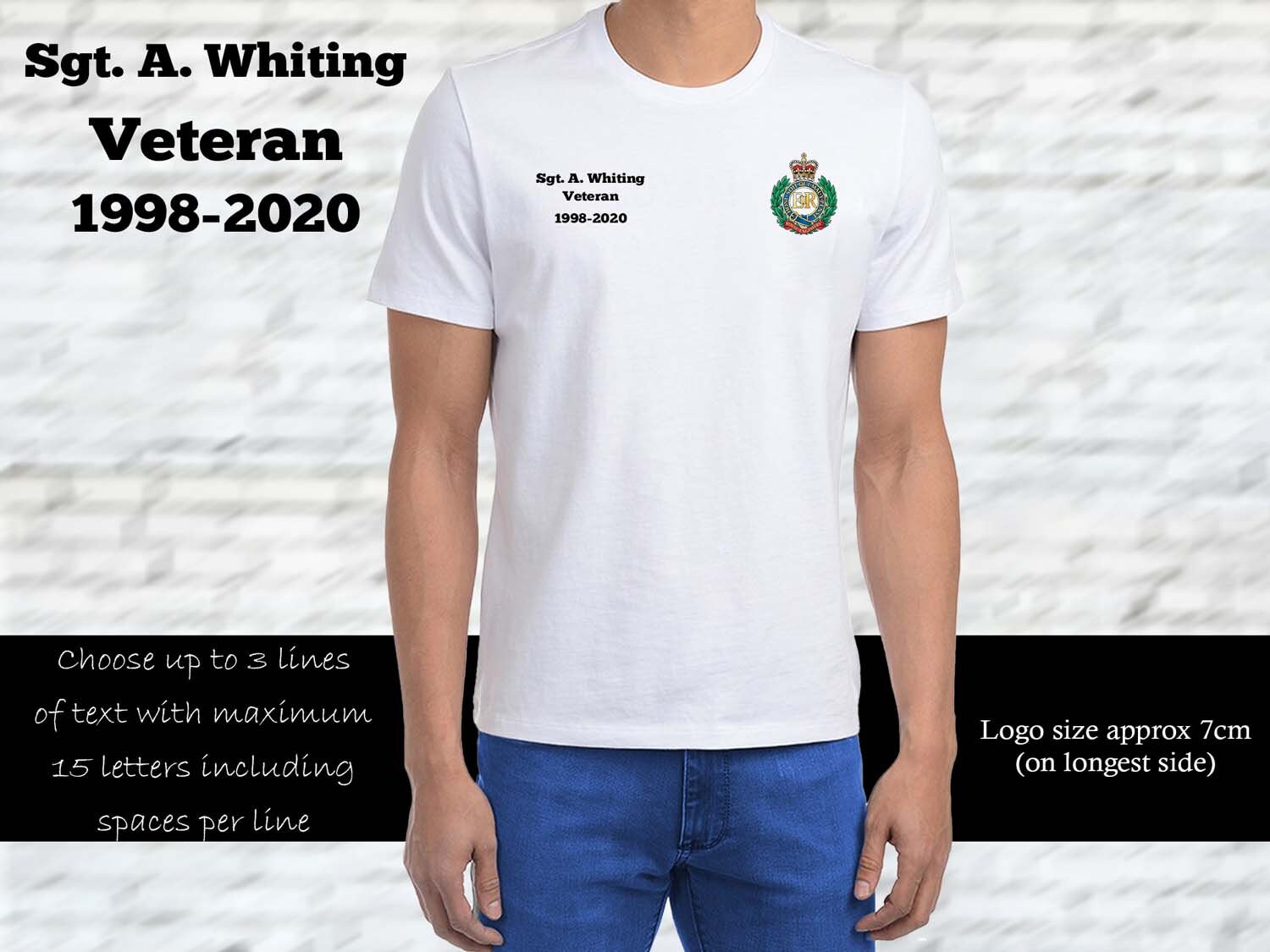 Royal Engineers Personalised T Shirt 