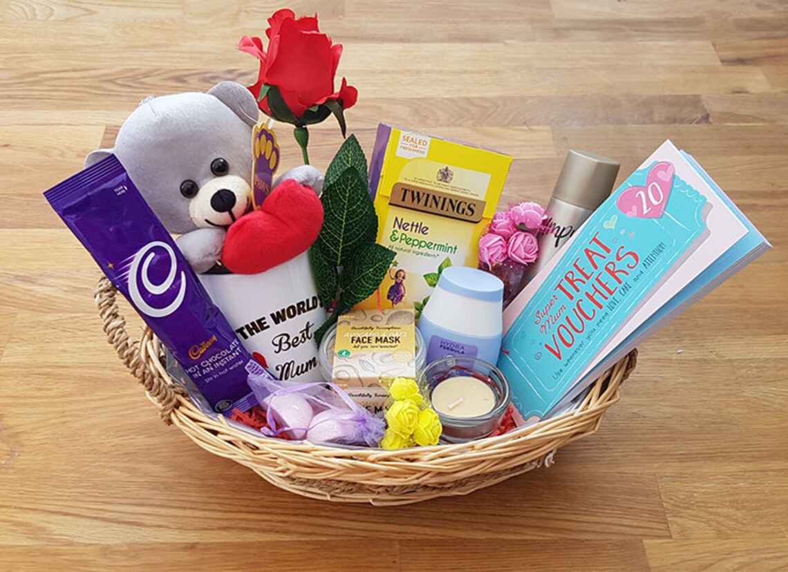 Mothers Day Birthday Gift Basket Hamper for Mother's Mom Etsy