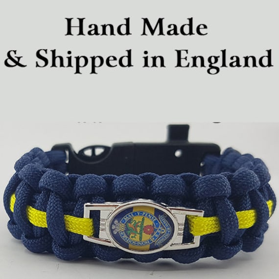 Royal Regiment of Scotland Badged Survival Bracelet Tactical Edge. RROS