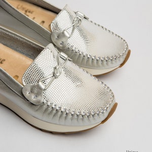 Women's Casual Leather Slip On Shoes