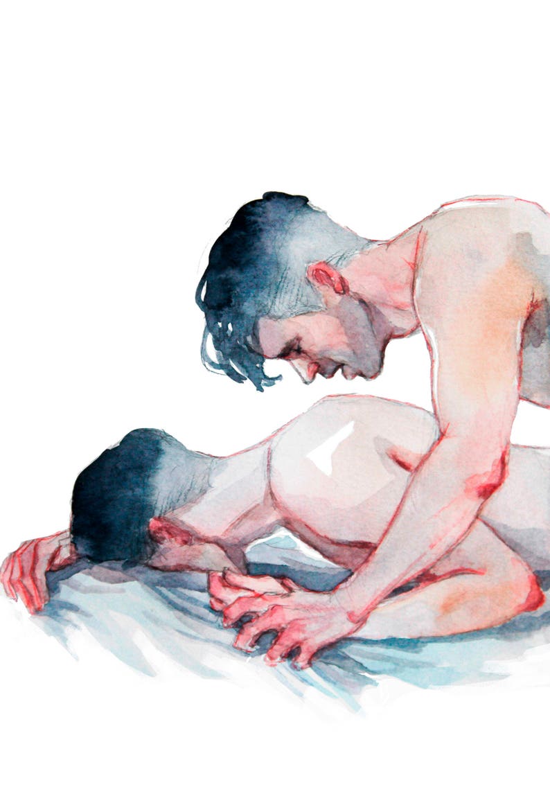 Perfect couple making love