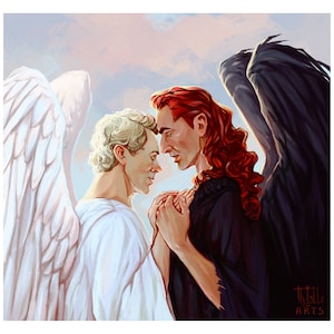 Angel & Demon in Edem - Fandome Art Print