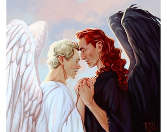 Ángel y demonio en Edem - Fandome Lámina artística