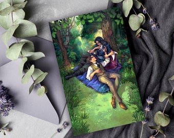 Art Print Postcard | Sebastian Nothwell | Gay Romance Book | Tales from Blackthorn Briar | Magic Fantasy