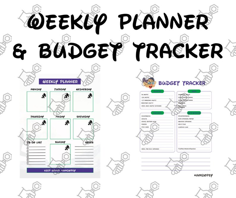2025 Dopey Training Journal Printable 13 Pages Digital PDF File. I Am Dopey Challenge Galloway
