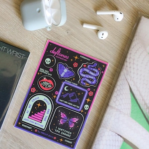 Nu-metal + Alt Art Inspired Sticker Pack | Matte Vinyl | Weatherproof ...