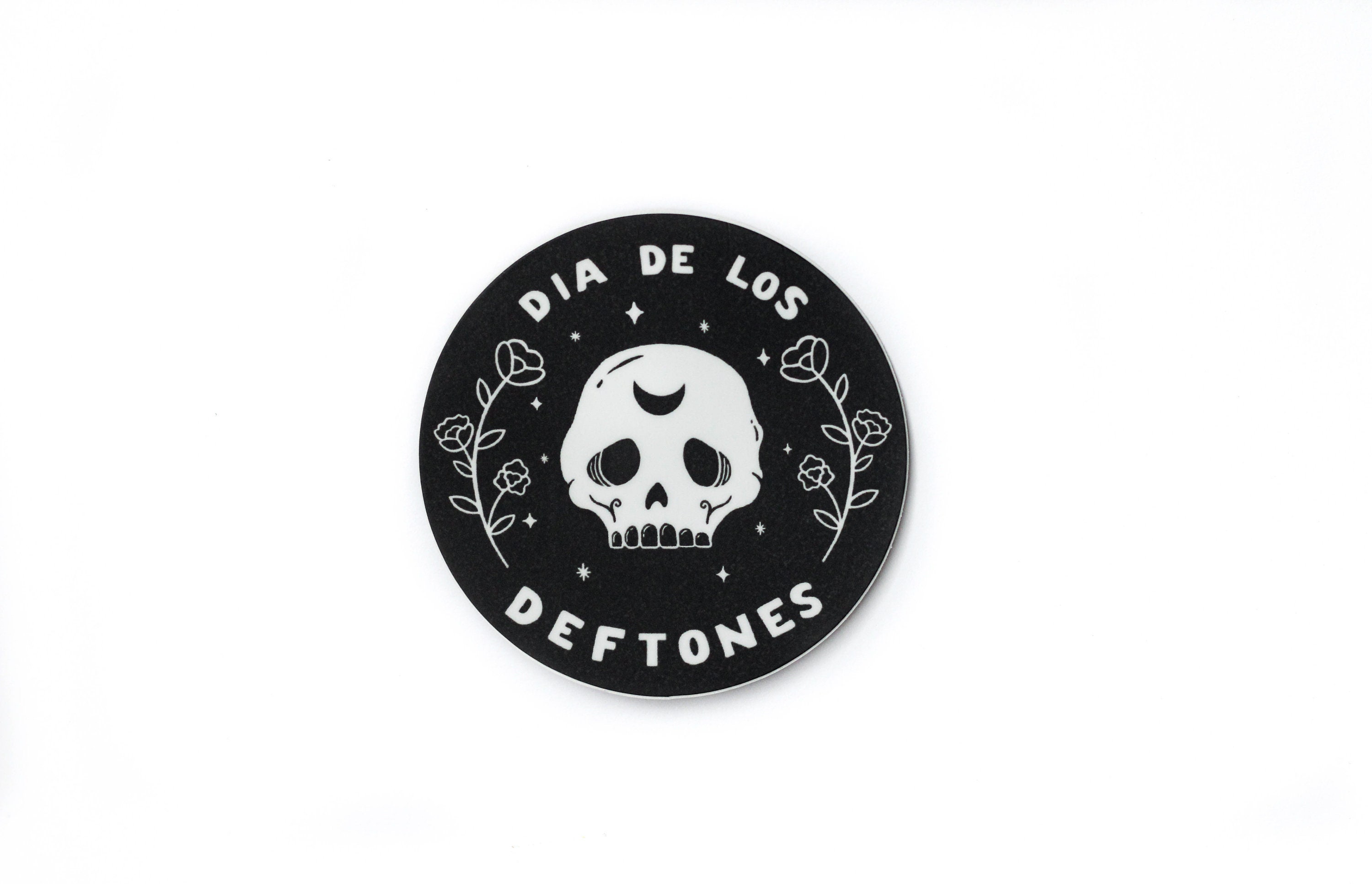 Dia de los Deftones B&W Matte Sticker Etsy