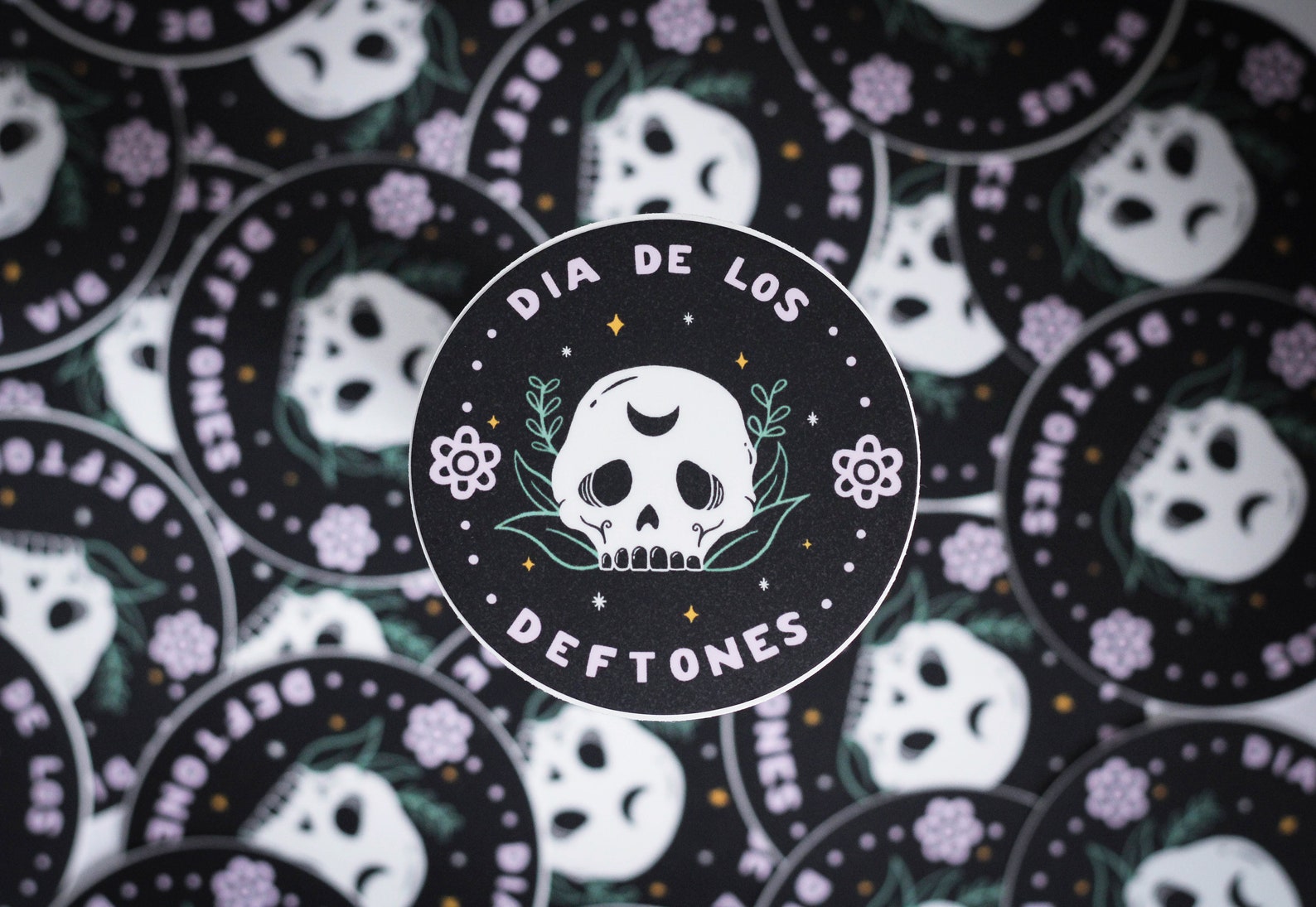 Dia de los Deftones Color Matte Sticker Etsy