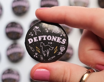 Deftones Button Pin | Adjustable | 1.25"