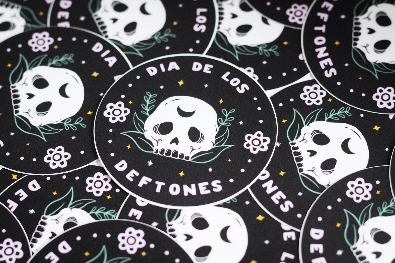Dia de los Deftones Color Matte Sticker Etsy