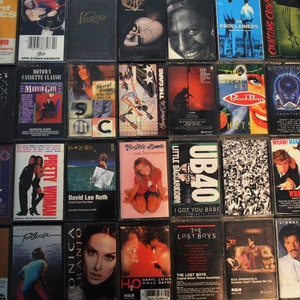 Cassette Tapes List 280's-90's Rock, Soundtracks, Oldies image 2