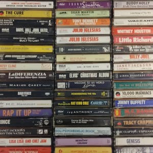 Cassette Tapes List 1 80's & 90's image 6