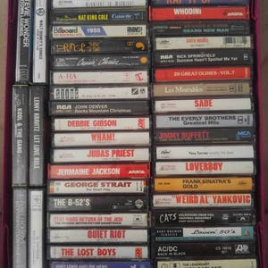 Cassette Tapes List 280's-90's Rock, Soundtracks, Oldies image 6