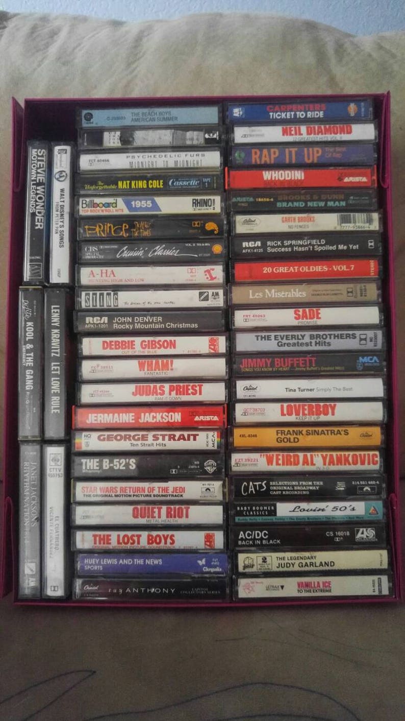 Cassette Tapes List 280's-90's Rock, Soundtracks, Oldies image 6