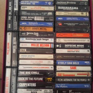 Cassette Tapes List 1 80's & 90's image 5