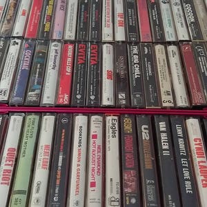 Cassette Tapes List 1 80's & 90's image 2