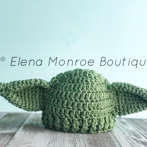 Crochet Green Alien Hat Crochat Alien 