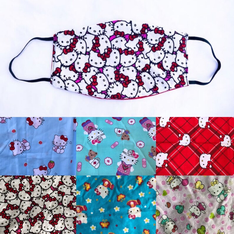 hello kitty cloth face mask