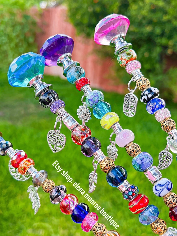 14 Inch Jeweled Garden Stake Garden Fairy Stick Sun Catcher Etsy