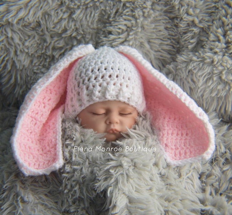 Babys First Easter Costume Crochet Bunny Hat Crochet Bunny Etsy