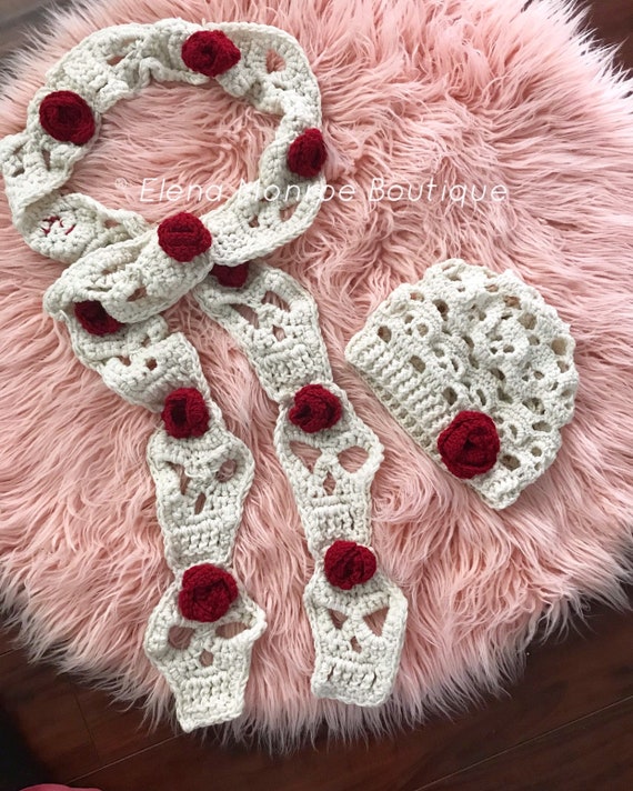 Ready to Ship Sugar Skull Beanie and 