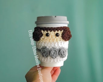 Princess crochet cup cozy, Star cup cozy, Wars cup cozy, galaxy princess cup cozy, Leia cup sleeve, cup sleeves, Leia coffee sleeve, Cozy