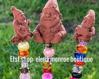 Wichtel Gartenstecker: Juwelenbesetzte Feenkunst