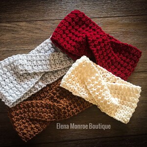 Crochet Twist Headband: Handcrafted Turban Ear Warmer