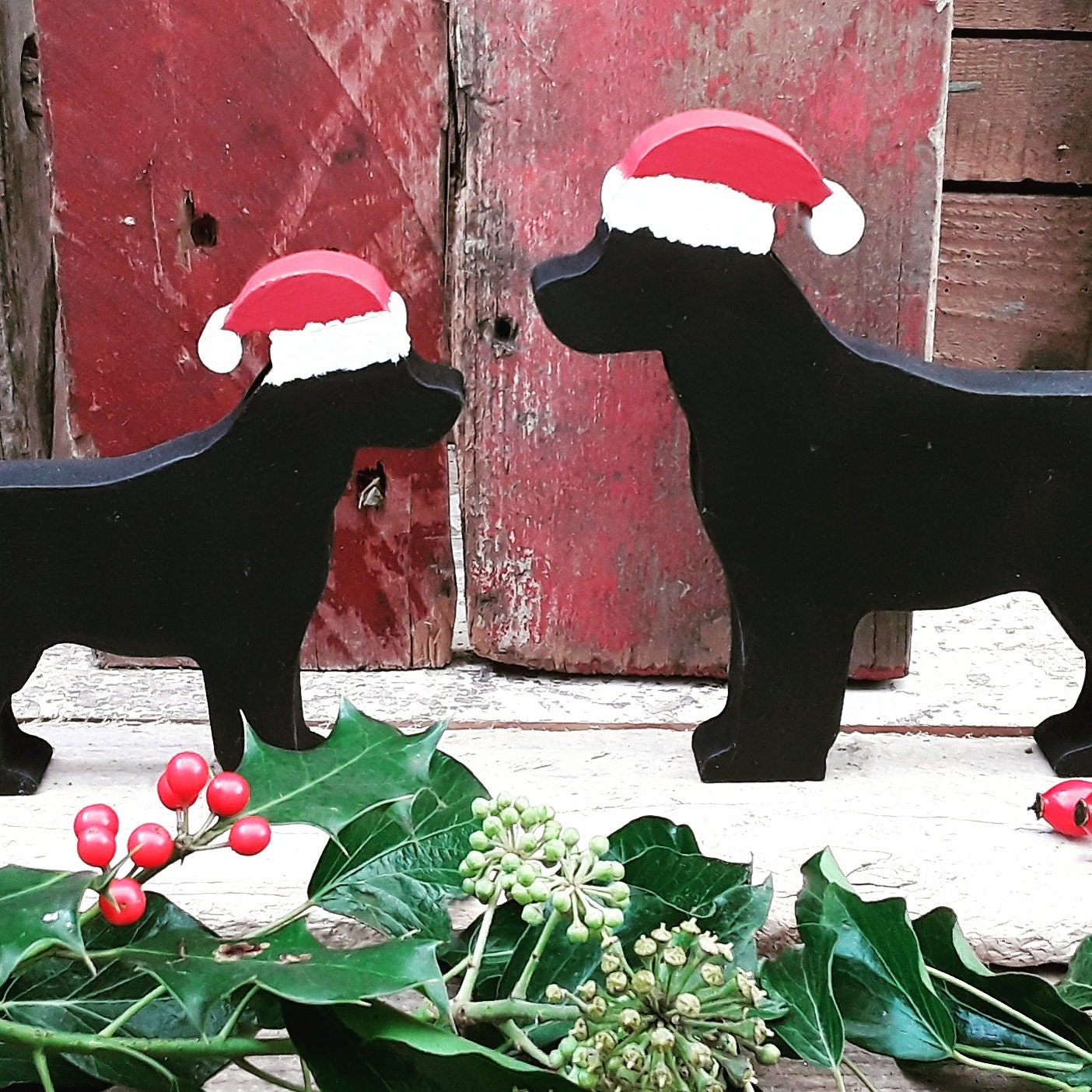 Wooden Labrador Christmas Ornament Hand Painted Labrador - Etsy UK