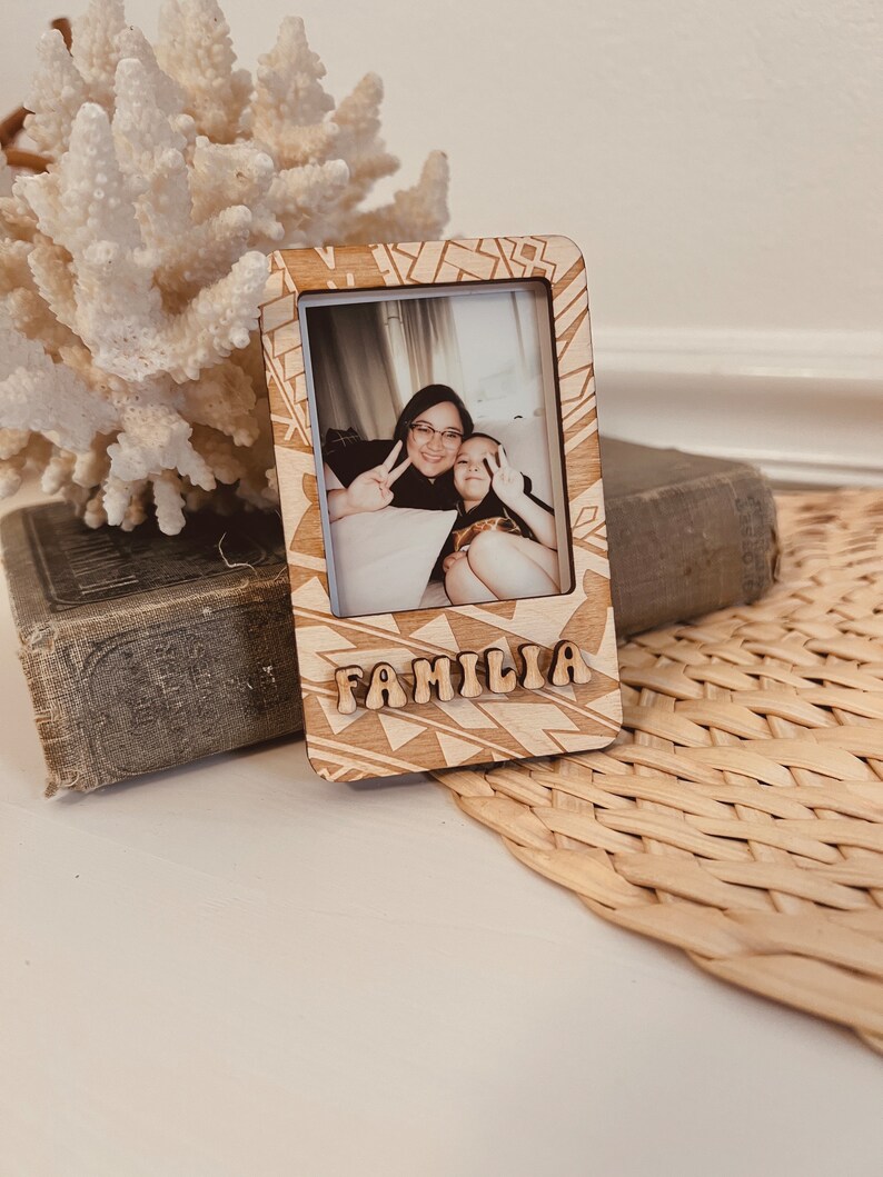 Familia Photo Frame Personalized Guam Photo Etsy