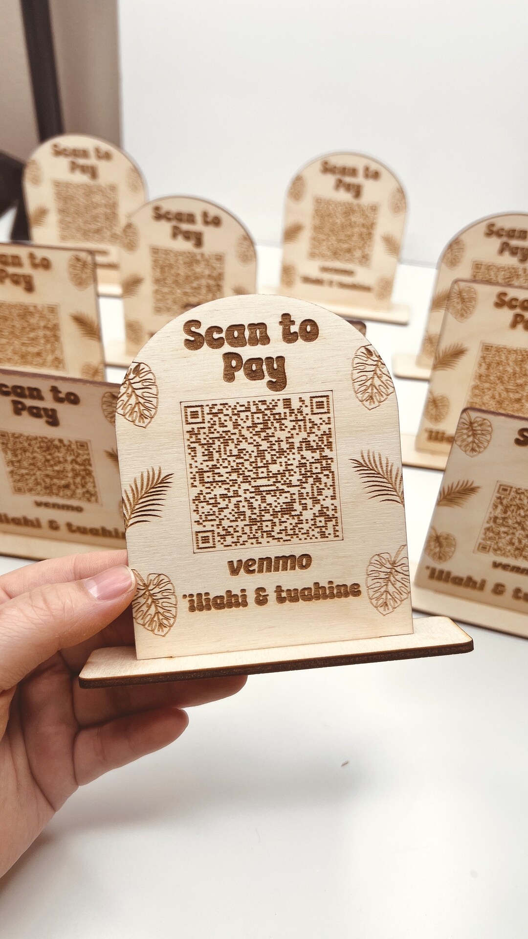Custom QR Code Sign - QR Sign - QR Sign for Buisness - Scan to Pay ...