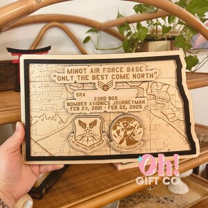 23rd Bgs Illinois Custom Military Plaque - Personalized Military Award - Shelf ...