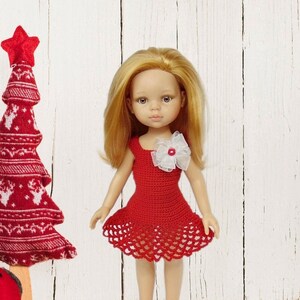 Doll dress, Paola Reina, Minouche doll, Corolle Les Cheries, Christmas gifts image 3