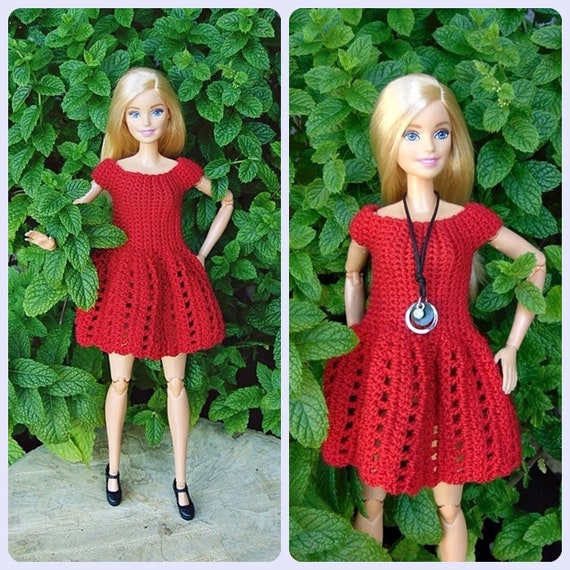 barbie in red dress