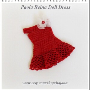 Doll dress, Paola Reina, Minouche doll, Corolle Les Cheries, Christmas gifts image 2