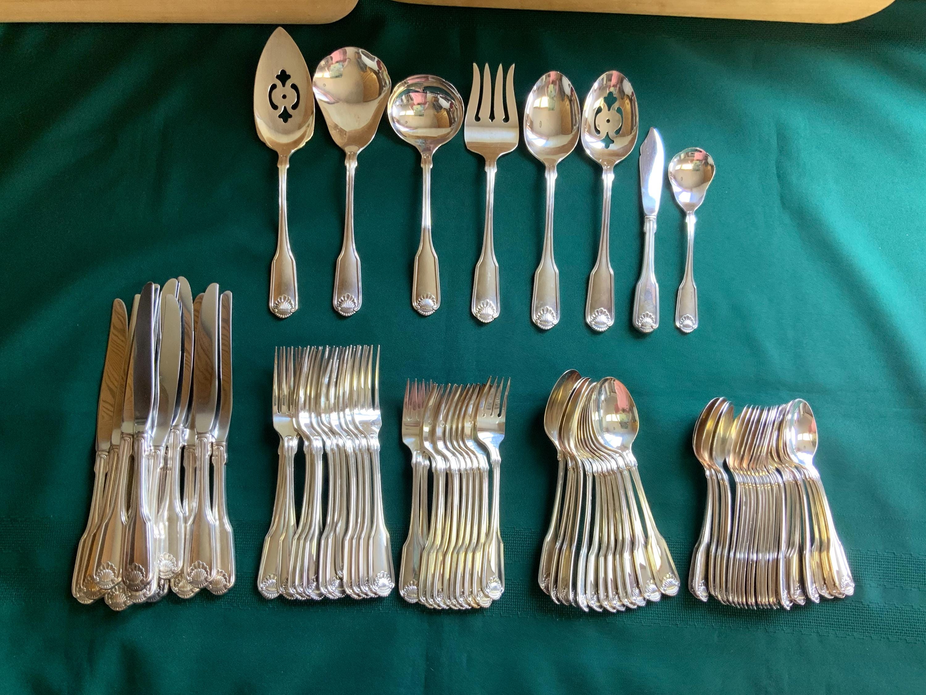 Aynsleyヴィンテージカトラリー12本セット【新品未使用】 Vintage flatware set 12 - Etsy 日本