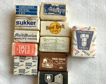 Vintage Sugar Cubes Mixed Sucrology Advertisement Ephemera America Denmark European Brands & Restaurants