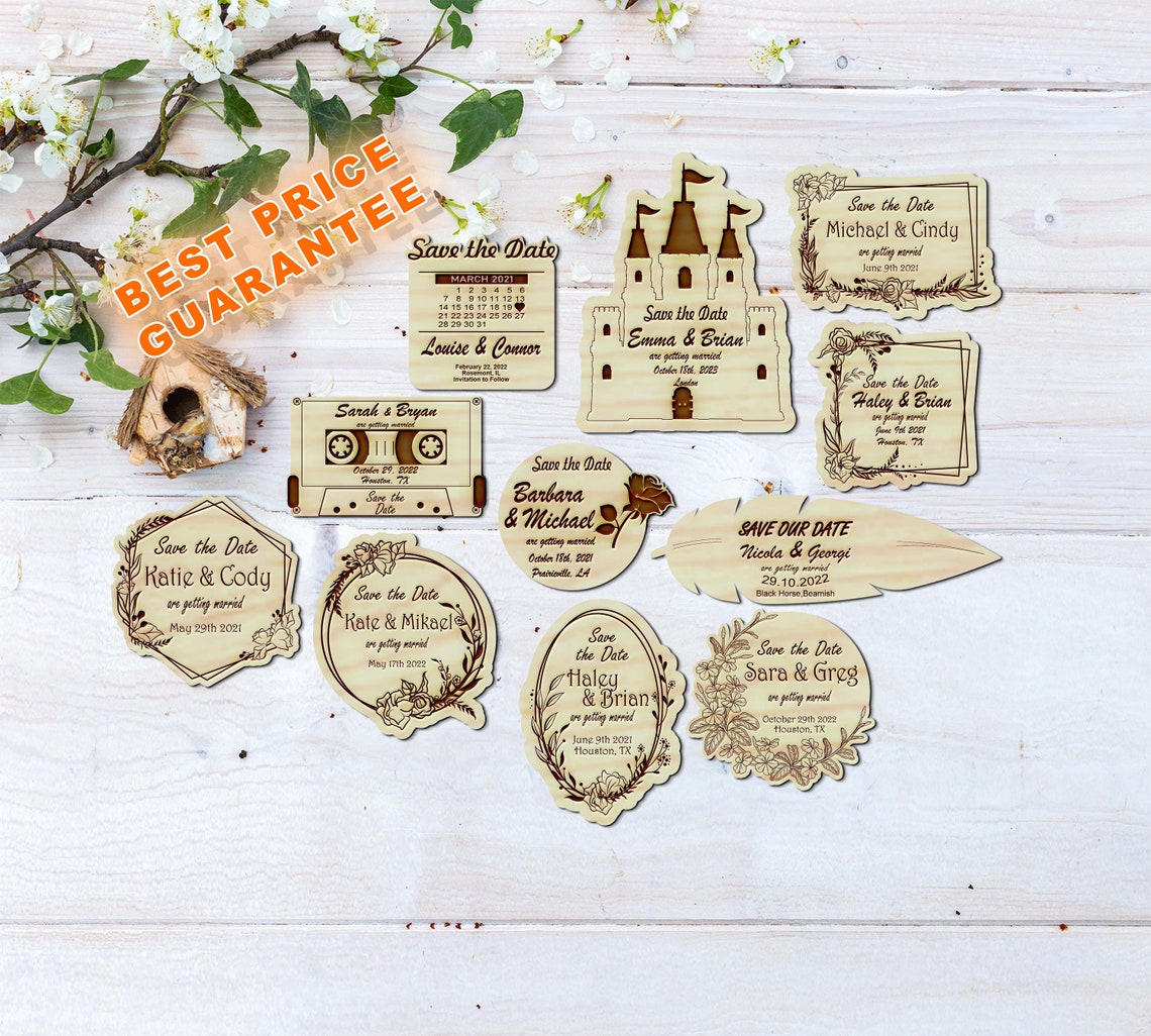 Save the Date Magnet Dates Magnets - Etsy