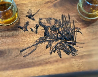 Whiskey/Beer flight tray