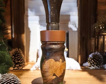 Duck call Spalted Maple and Acrylic Custom One of a kind