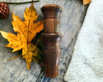 Custom Goose Call Turkish Walnut